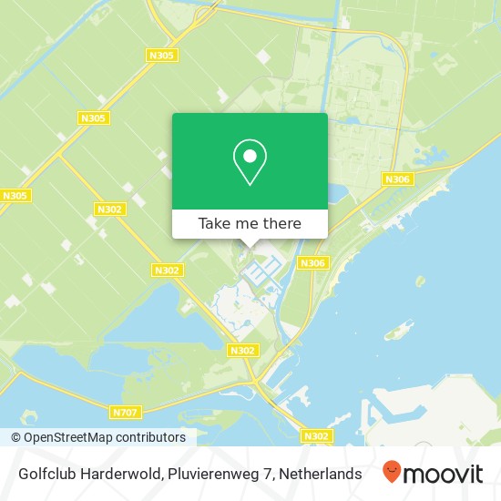 Golfclub Harderwold, Pluvierenweg 7 map