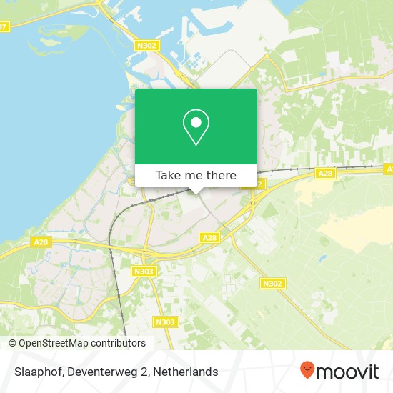 Slaaphof, Deventerweg 2 map