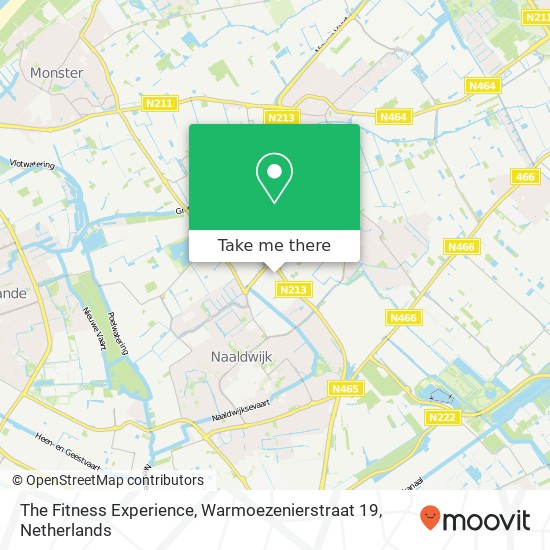 The Fitness Experience, Warmoezenierstraat 19 map