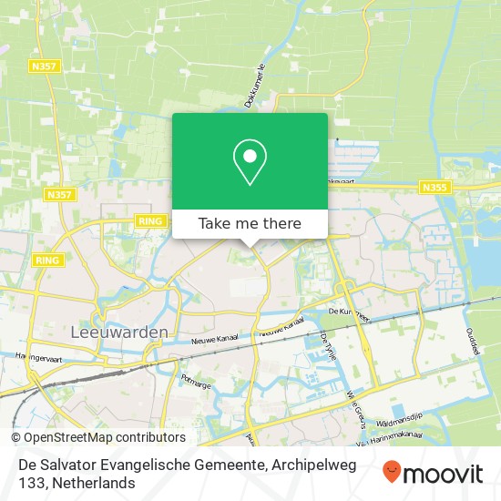 De Salvator Evangelische Gemeente, Archipelweg 133 Karte