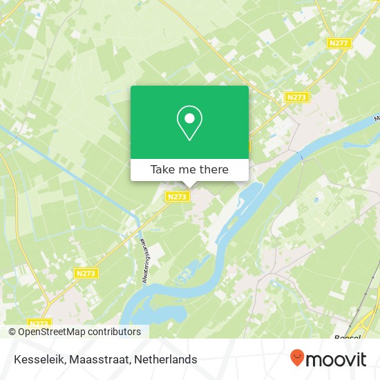 Kesseleik, Maasstraat map