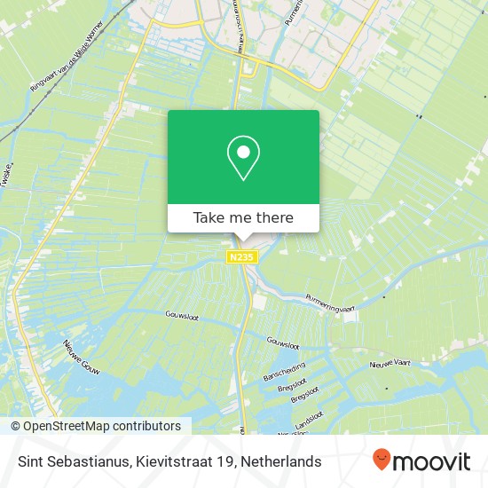 Sint Sebastianus, Kievitstraat 19 map