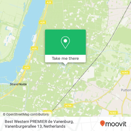 Best Western PREMIER de Vanenburg, Vanenburgerallee 13 map