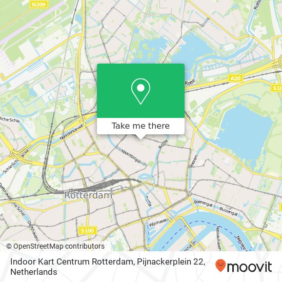 Indoor Kart Centrum Rotterdam, Pijnackerplein 22 Karte