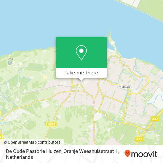 De Oude Pastorie Huizen, Oranje Weeshuisstraat 1 map