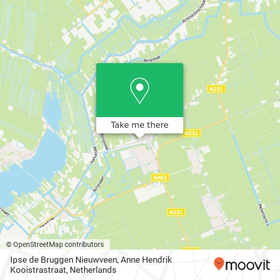 Ipse de Bruggen Nieuwveen, Anne Hendrik Kooistrastraat map