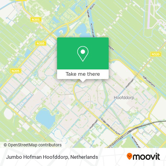 Jumbo Hofman Hoofddorp map