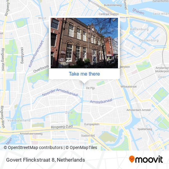 Govert Flinckstraat 8 map