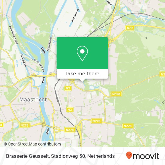 Brasserie Geusselt, Stadionweg 50 map