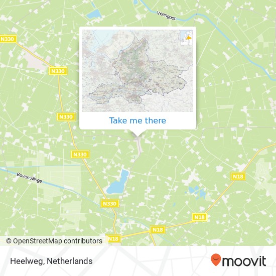 Heelweg map