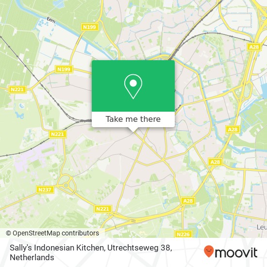 Sally's Indonesian Kitchen, Utrechtseweg 38 map