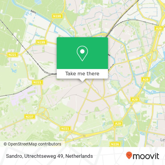 Sandro, Utrechtseweg 49 map