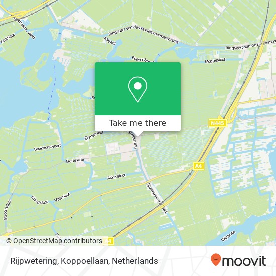 Rijpwetering, Koppoellaan map