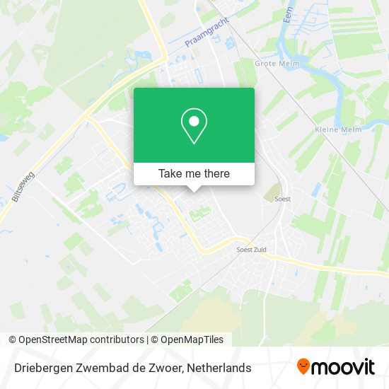 Driebergen Zwembad de Zwoer map