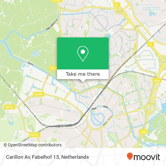 Carillon Av, Fabelhof 13 map