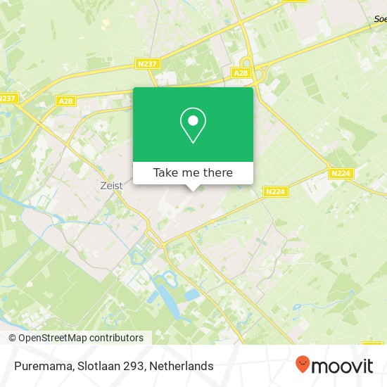 Puremama, Slotlaan 293 map