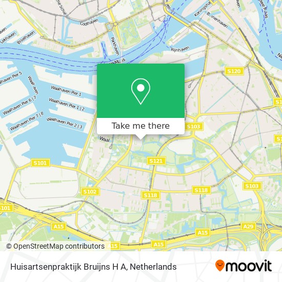 Huisartsenpraktijk Bruijns H A map