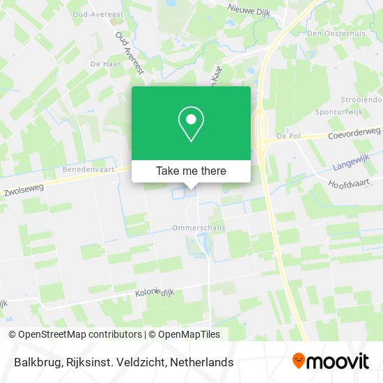 Balkbrug, Rijksinst. Veldzicht map