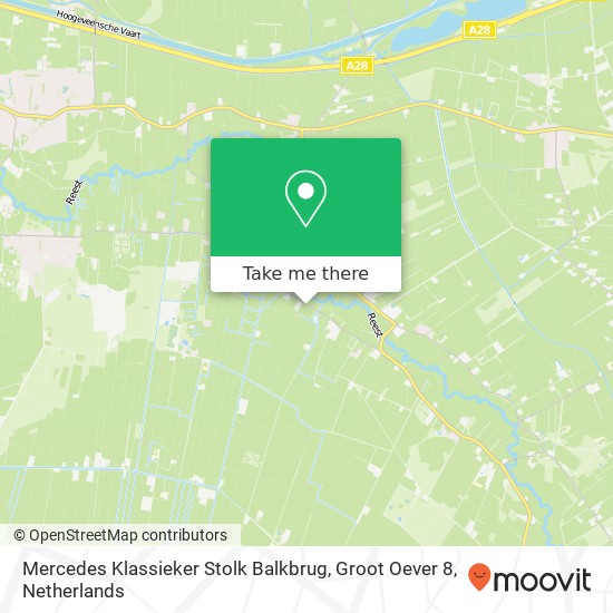 Mercedes Klassieker Stolk Balkbrug, Groot Oever 8 map