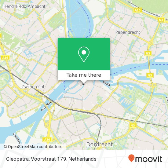 Cleopatra, Voorstraat 179 map