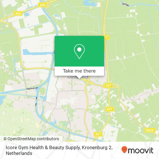 Icore Gym Health & Beauty Supply, Kronenburg 2 Karte
