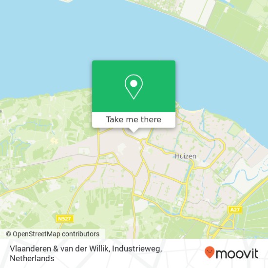 Vlaanderen & van der Willik, Industrieweg map