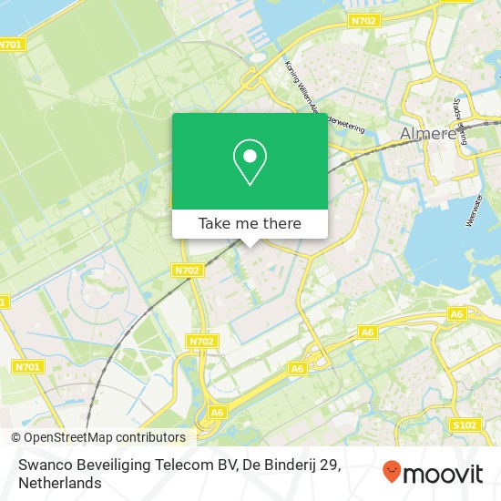 Swanco Beveiliging Telecom BV, De Binderij 29 map