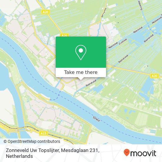 Zonneveld Uw Topslijter, Mesdaglaan 231 map