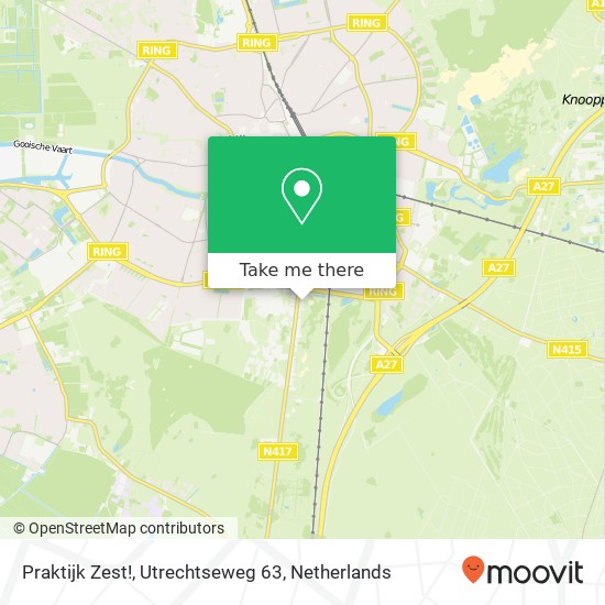Praktijk Zest!, Utrechtseweg 63 map