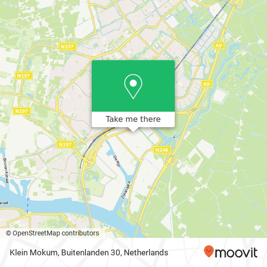 Klein Mokum, Buitenlanden 30 Karte