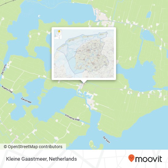 Kleine Gaastmeer map