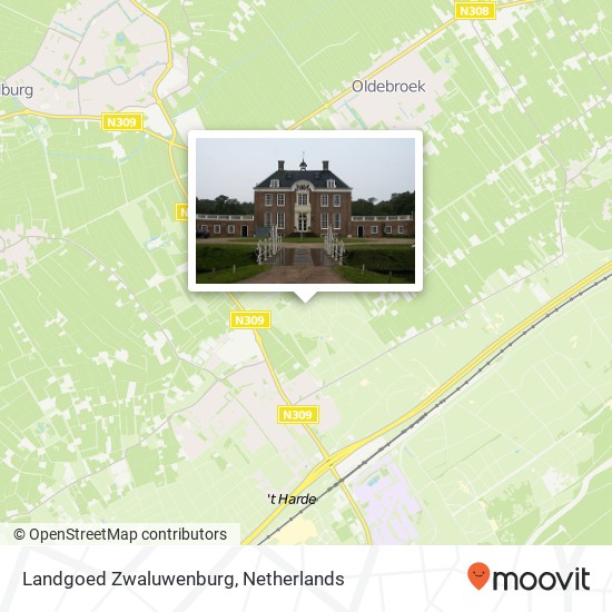 Landgoed Zwaluwenburg map