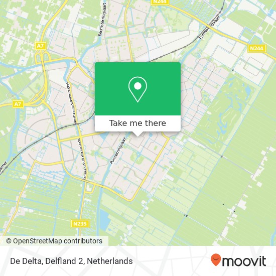 De Delta, Delfland 2 map