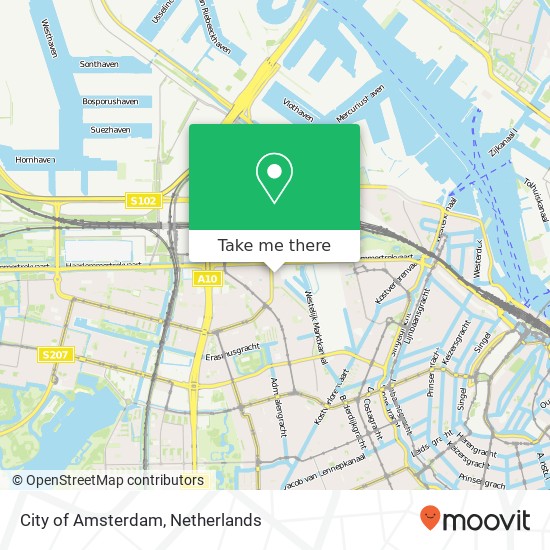 City of Amsterdam map