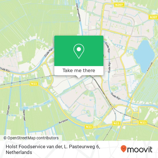 Holst Foodservice van der, L. Pasteurweg 6 Karte