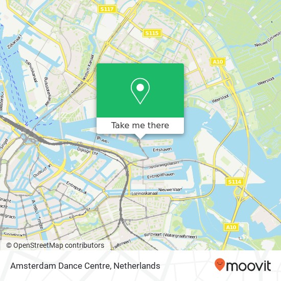 Amsterdam Dance Centre map