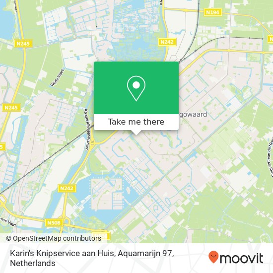 Karin's Knipservice aan Huis, Aquamarijn 97 map