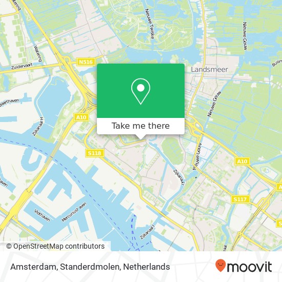 Amsterdam, Standerdmolen map