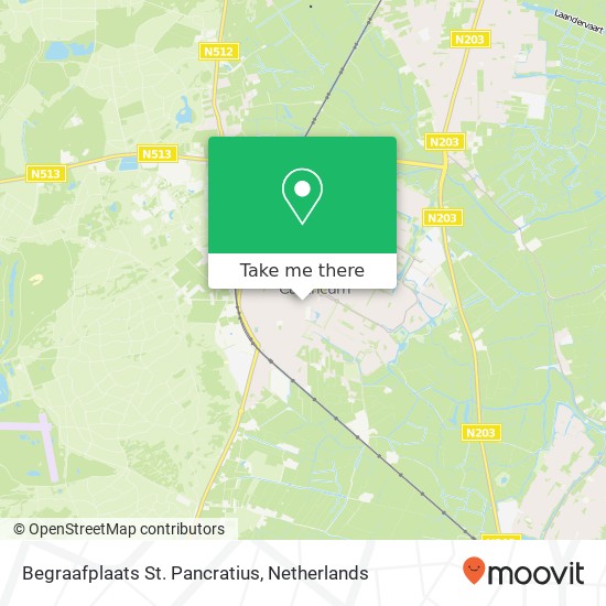 Begraafplaats St. Pancratius map