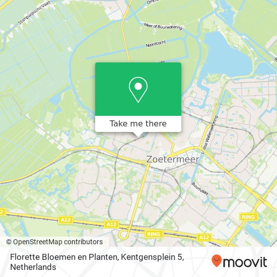 Florette Bloemen en Planten, Kentgensplein 5 Karte