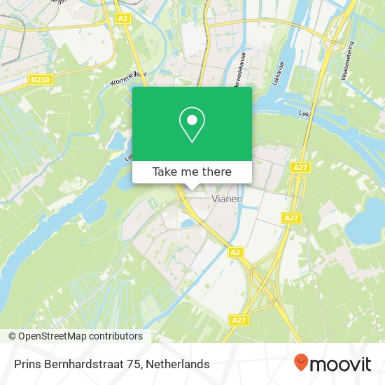 Prins Bernhardstraat 75 map