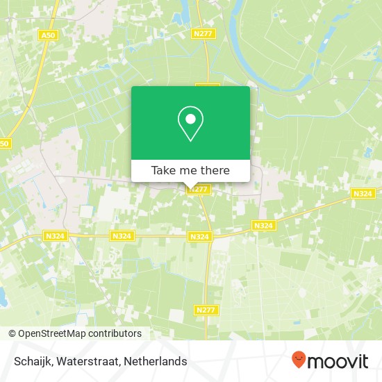 Schaijk, Waterstraat map