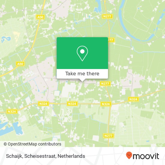Schaijk, Scheisestraat map