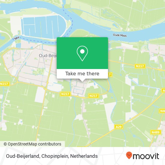 Oud-Beijerland, Chopinplein map