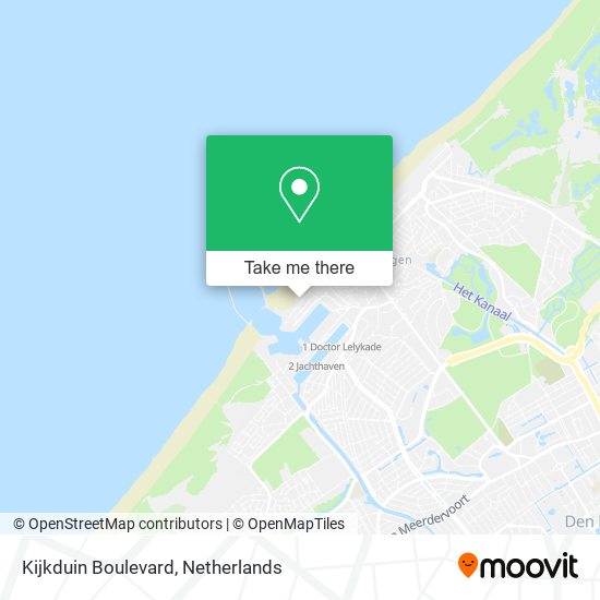 Kijkduin Boulevard map