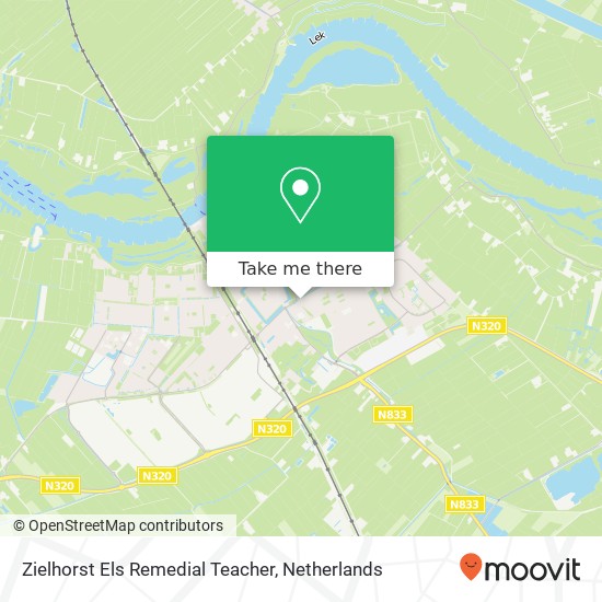 Zielhorst Els Remedial Teacher, Weidsteeg 1 map