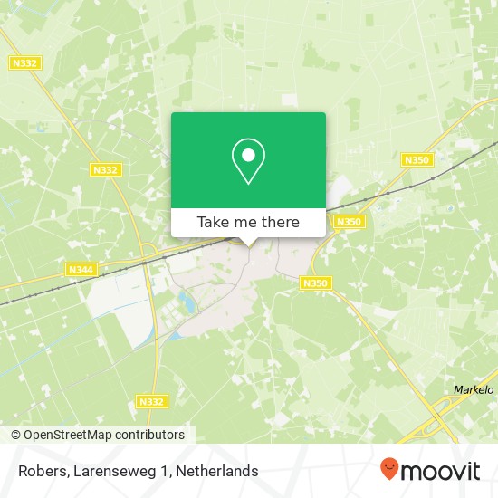 Robers, Larenseweg 1 map