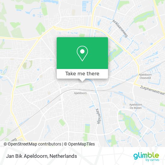 Jan Bik Apeldoorn map
