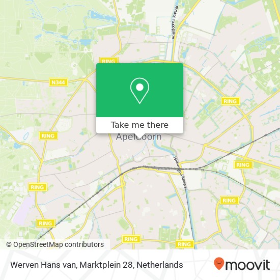 Werven Hans van, Marktplein 28 map