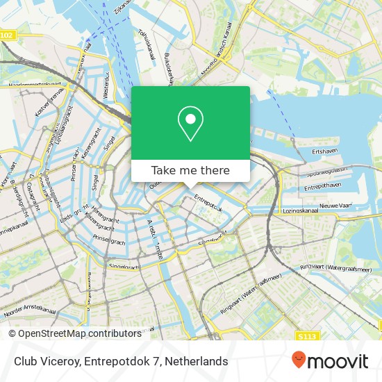 Club Viceroy, Entrepotdok 7 map